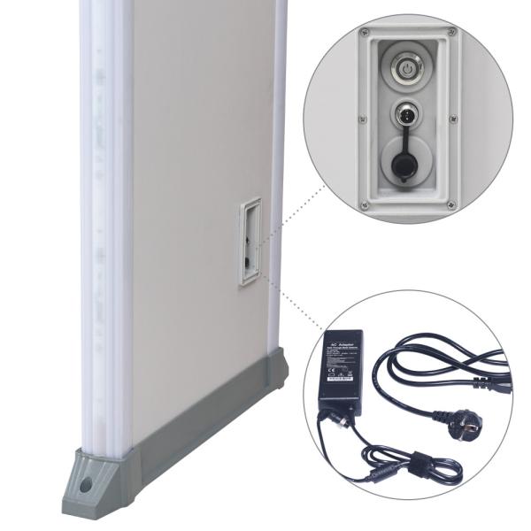 Cheap Touch Screen Archway Metal Detector Walk Through Gate Door Frame 48 Detecting Zones for sale