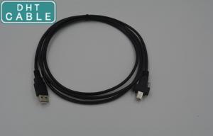 Best Screw Lock USB 2.0 A To B Device Cable 10ft Black Color For Factory Machine wholesale