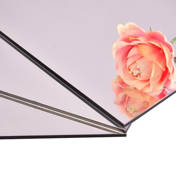 Cheap 1220mm Width No Damage Mirror Aluminum Composite Panel for sale