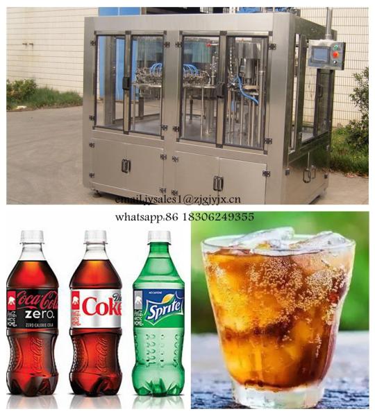 Cheap Complete Carbonated Soft Drink Bottling Machine , Carbonated Beverage Filling Machine for sale