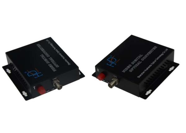 Cheap 1 RS485 Data Ip BNC To Fiber Converter 8bit For CCTV Security System for sale