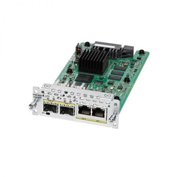 Cheap Cisco 2 Port Gigabit Ethernet WAN Network Interface Module NIM 2GE CU SFP for sale