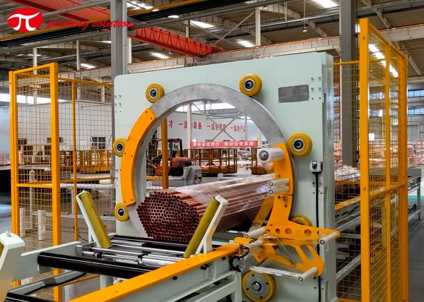 Cheap Copper tube horizontal wrapping line with end stroage system for sale