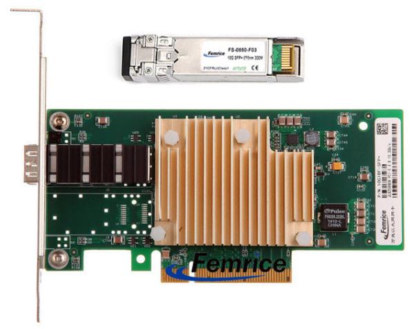 Cheap 10Gbps Ethernet LAN Card Fiber Optical Server NIC PCI Eexpress x8 Network Interface Card Big Data Center Application for sale