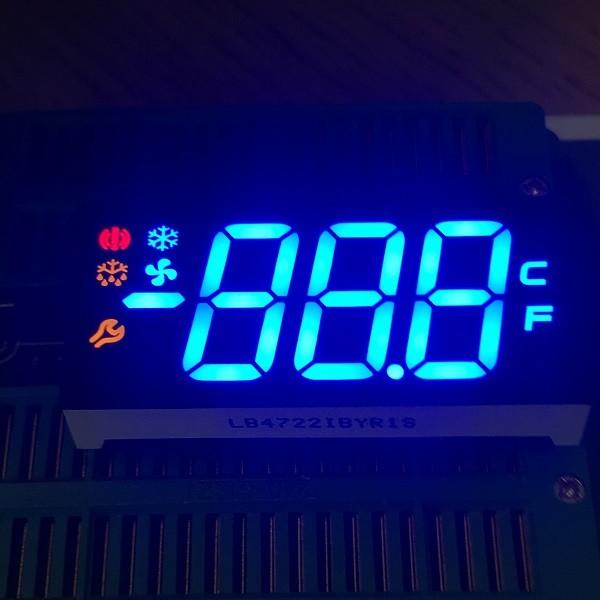 Cheap Triple Digit 7 Segment Custom LED Display Common Anode Polarity 17mm Digit Heightl for sale