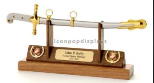 Custom Size Handmade Wooden Retail Displays Racks Outstanding Knife Display Rack