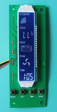 Cheap Computer fan controller with LCD display for sale