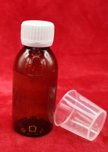 Best Brown 120ml Pharmaceutical PET Bottles For Syrup Low Light Transmission  wholesale