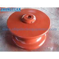 China NS 2585 Open Type Casting Steel Roller Button Ship Mooring Roller Fairlead  Ship Mooring Equipment for sale