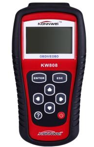 China Red Color Obd Diagnostic Obd Tracker KONNWEI KW808 With Sim Card Gps Tracker on sale