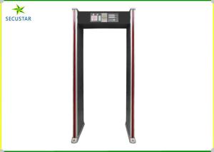 6 Detection Zones Walk Through Security Metal Detector Led Alarm In Hotel Gate
