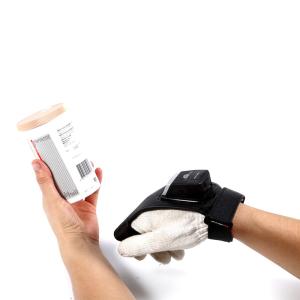 Best GS02 IP65 Portable Bluetooth Finger Trigger QR Code Barcode Reader Ring Wearable Android Scanner wholesale