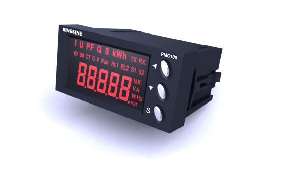 Cheap Single Phase Multifunctional Power Meter , 2 Channel PMC100 for sale