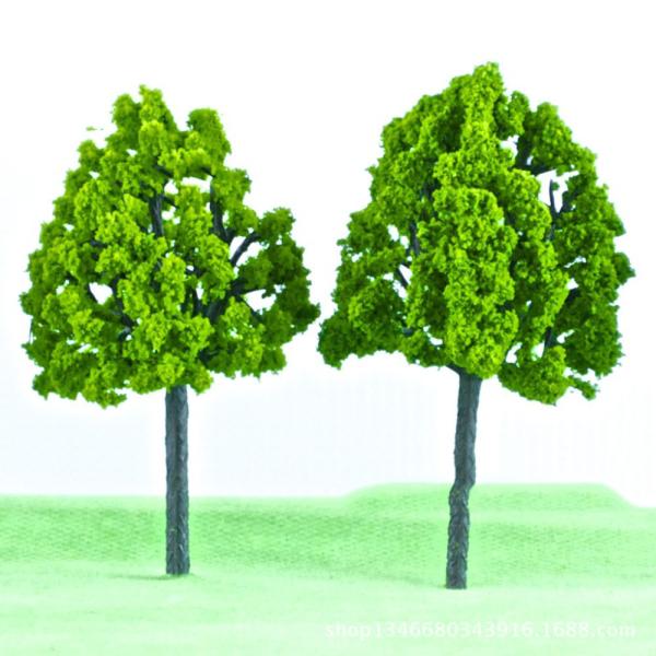 Cheap HO scale Architectural model Plastic trees, street model trees for sale