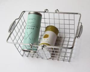 China Custom Size TUV Proof Supermarket Display Racks , Store Shopping Baskets on sale