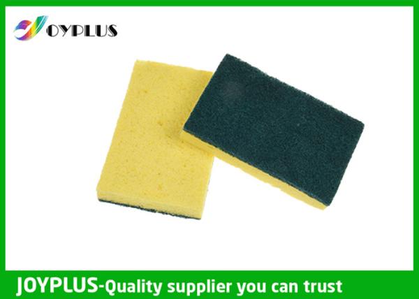 Cheap Various Shape Kitchen Cleaning Pad Cellulose Sponge Scourer Antibacterial for sale