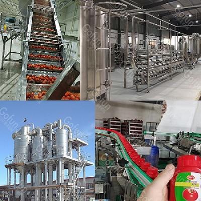 Cheap 380V Fully Automatic Tomato Paste Processing Machine Water Saving For Factory for sale