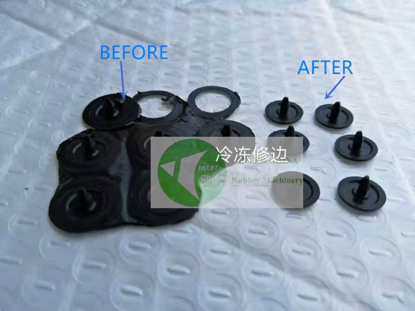 Cheap Case Study: Deflashing/Deburring machine for Mini Size Rubber Stopper, Plug; Deep Cold Technology;Cooling Process; for sale