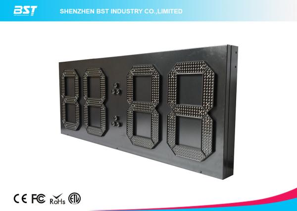 Cheap Electronic Digital 12 Inch Led Clock Display / Led Time Zone Clock for sale