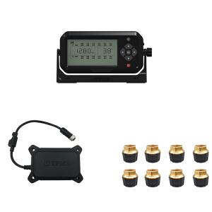 8 wheel OTR external sensors, repeaters, receivers tire pressure monitoring system