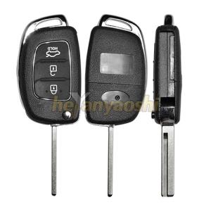 Hyundai 3Buttons Smart Key Shell with Emergency Key Insert