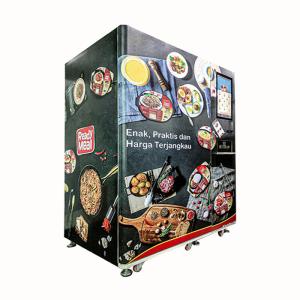 China 21.5 -Inch Touch Screen Advertising Vending Machine Spring Type Drink Snack Vending Machine Support Custom on sale