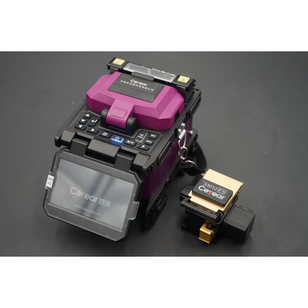 Multi Language Fiber Cable Accessories , 10s Optical Fiber Splicing Machine