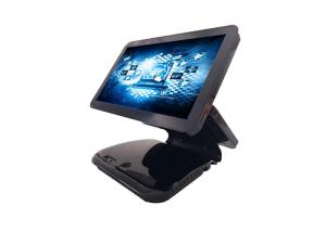 Best Aluminium Pc Based Pos System Dual Display 10 Points Capacitive Touch Screen wholesale