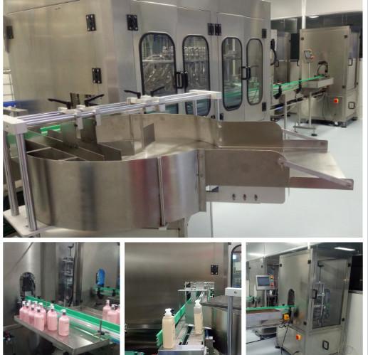 Cheap Stable Performance Bottle Filling Line / Shampoo Filling Machine Line for sale