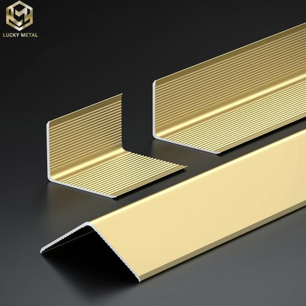 Cheap L Section Aluminium Edge Trim Profiles Right Angle For External Corner 10MM for sale