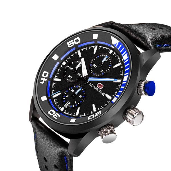 Cheap 20mm Strap Width Scratch Resistant Quartz Wrist Watch for sale