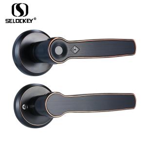 China Fingerprint Bedroom Smart Electronic IP55 Keyless Door Locks on sale