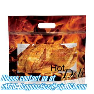 Best Zipper Hot Chicken Bags/ Roasted Chicken Packaging Bag With Window/ Microwaveable Grilled Chicken Bag, bagease, bagplast wholesale
