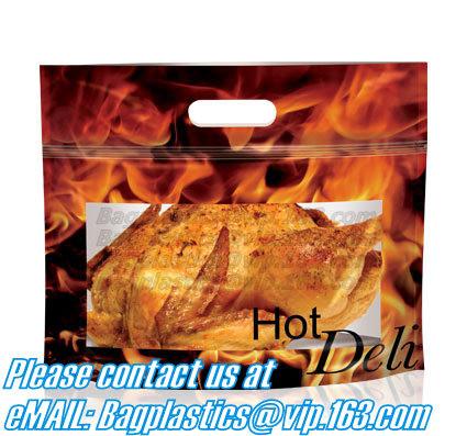 Cheap Hot chicken bags, Polypropylene Pouches, rotisserie chicken bags, Stand up Pouches for sale