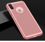 Breathable Heat dissipation hard pc mesh net mobile phone case for iphone X back