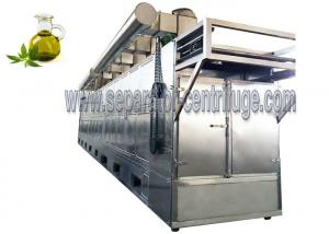 China Durable Industrial Conveyor Belt Dryer Machine  Continuous Tunnel Dryer For Hemp Leaves on sale