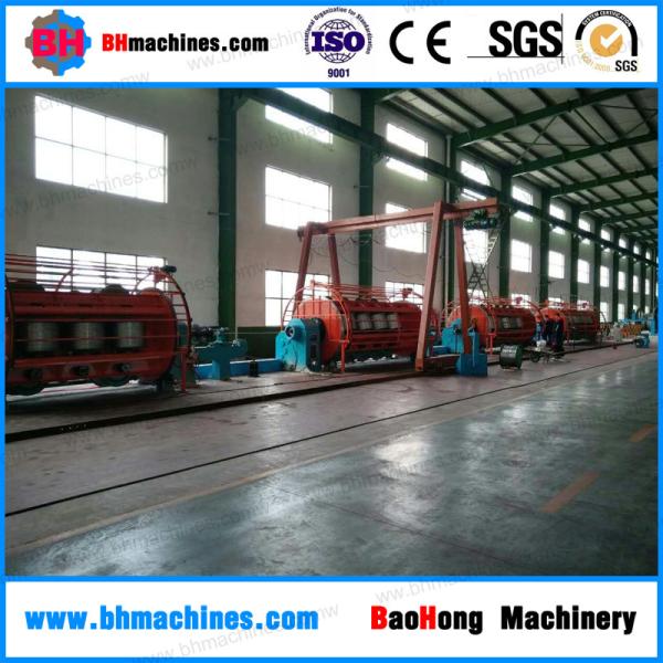 Cheap Planetary / Rigid Frame / Tubular Wire Stranding Machine Plastics & Cable Machinery Rigid Stranding Machine with Lumped for sale
