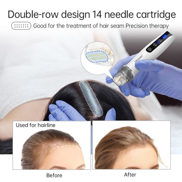 Bio Pen Q2 Derma Pen 3-in-1 Microneedling Pen with LED Light Therapy & Microcurrent for Anti-Aging skin Care