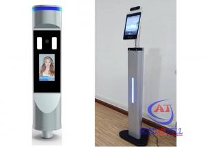 Best Body Temperature Measuring Facial Recognition Turnstile With 3d Camera Digital Touchless Biometrics Time Attendance wholesale