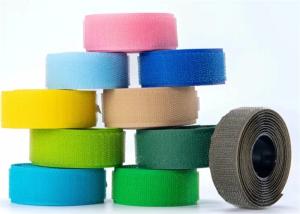 Best Reusable Velcro Fastener Straps / elastic colored Hook And Loop Cable Ties wholesale