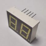 Common Cathode 7 Segment LED Display Dual Digit 14.2mm White Color