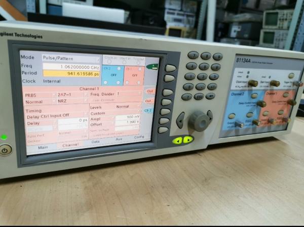 Cheap Keysight 81134A Pulse Pattern Generator 3.35 GHz Dual-Channel Signal Generator for sale