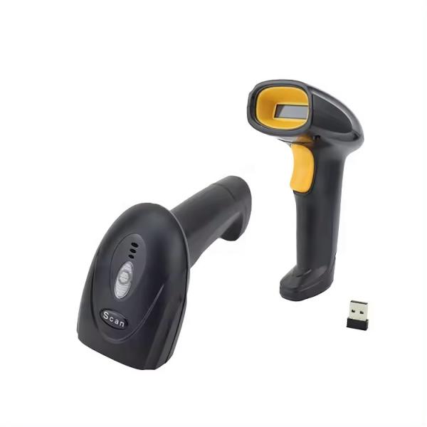 Cheap Portable Handheld Barcode Scanner Bluetooth 4.2 Long Distance Wireless Barcoding Reader for sale
