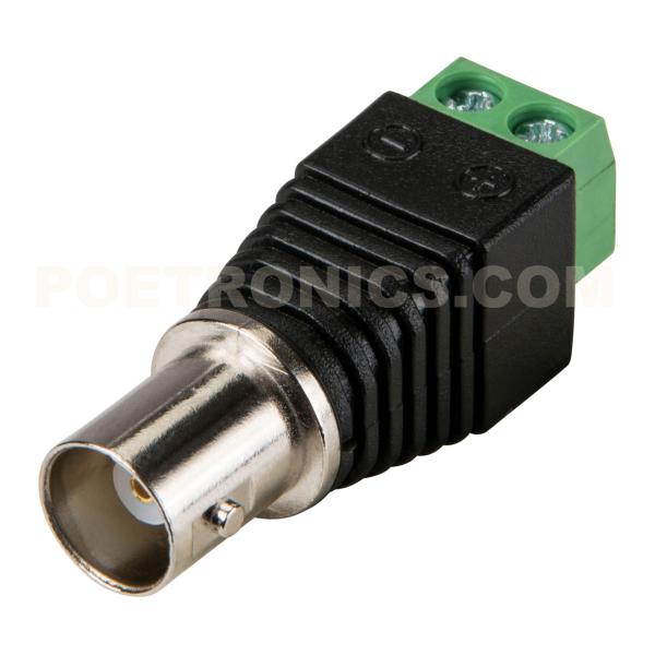 Cheap BNC-FC BNC Female Socket to Screw Terminal Block Adapter for Coaxial Cable for sale