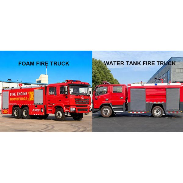 SHACMAN 4x2 Multi-Functional Fire Fighting Vehicle New Adjustable Dry Powder Foam Water Tower Engine Room Fire Engine Trucks
