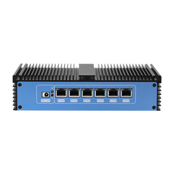 Cheap Eight Ethernet Router Mini PC With DDR4 16GB RAM And Celeron 3865U Processor for sale