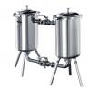 SS316L Dairy Processing Machinery 20t/h Bag Basket Filter for sale