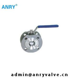 China Flanged End Wafer SS Ball Valve SS304 SS316 Body PTFE Viton Ball Valve on sale
