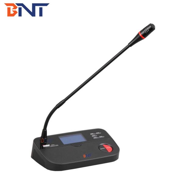 Cheap Desktop Conference System Microphone / Discussion Microphone With LCD Screen for sale
