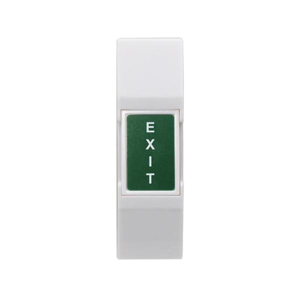 Cheap Mini Surface Mount Green Exit Push Button With English Text for sale